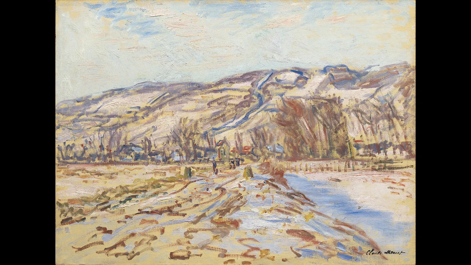 Claude Monet, Hiver à Giverny, 1886